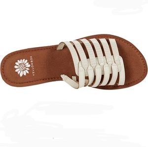 NEW Strappy Sandals womens size 7 beige